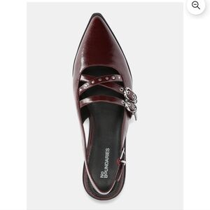 No Boundaries Women's Dark Red Slingback Flats